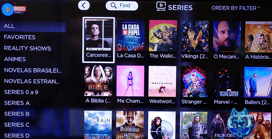 As séries mais buscadas você encontra aqui no iBO Player da Roku TV.